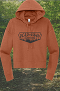 Dead By Dawn - crop hoodie rust