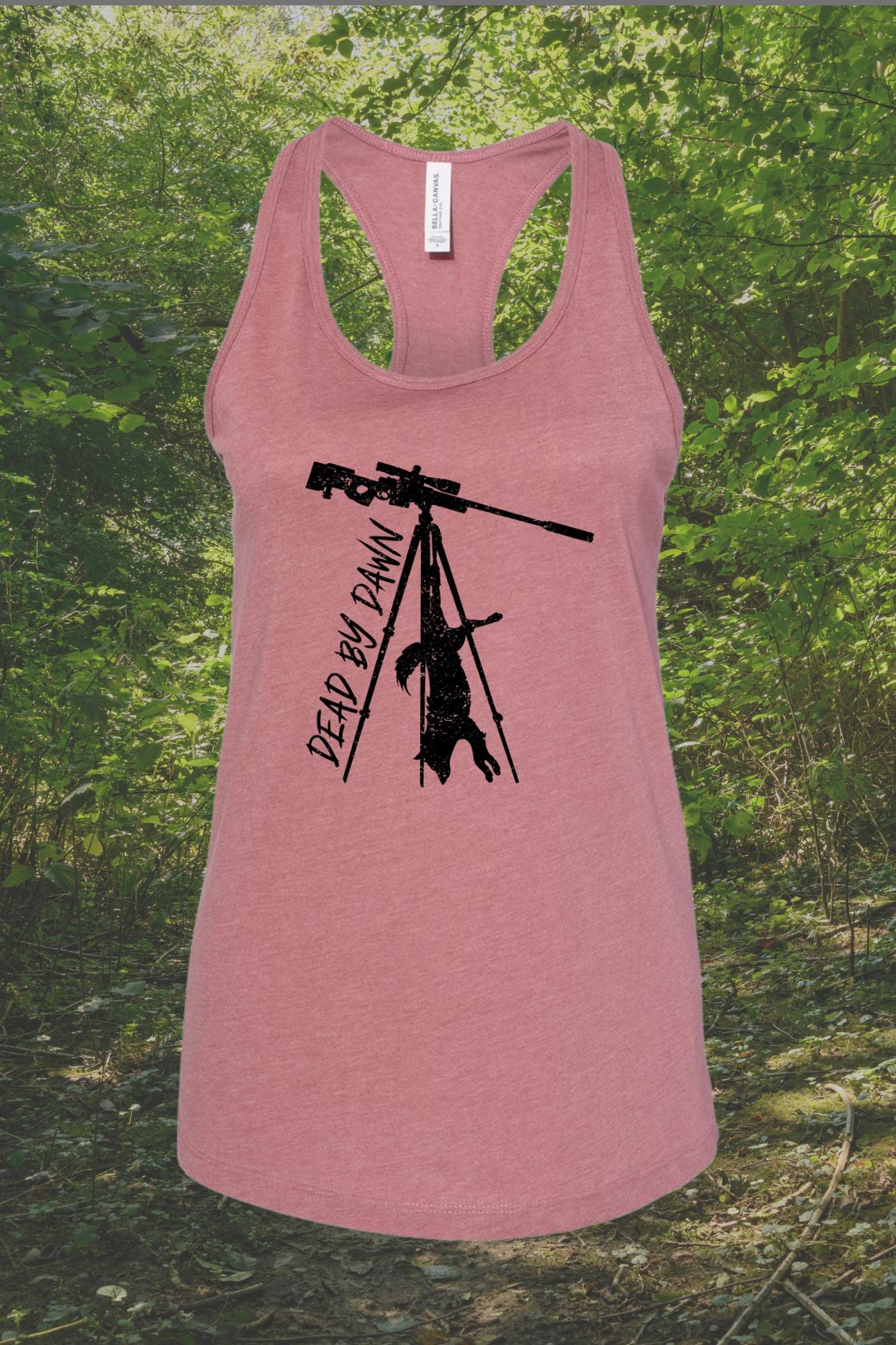 Dead by dawn night life mauve tank